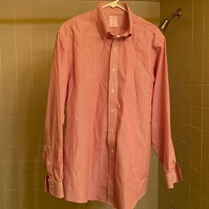 Brooks Brother Dress Shirt - Red Stripes
